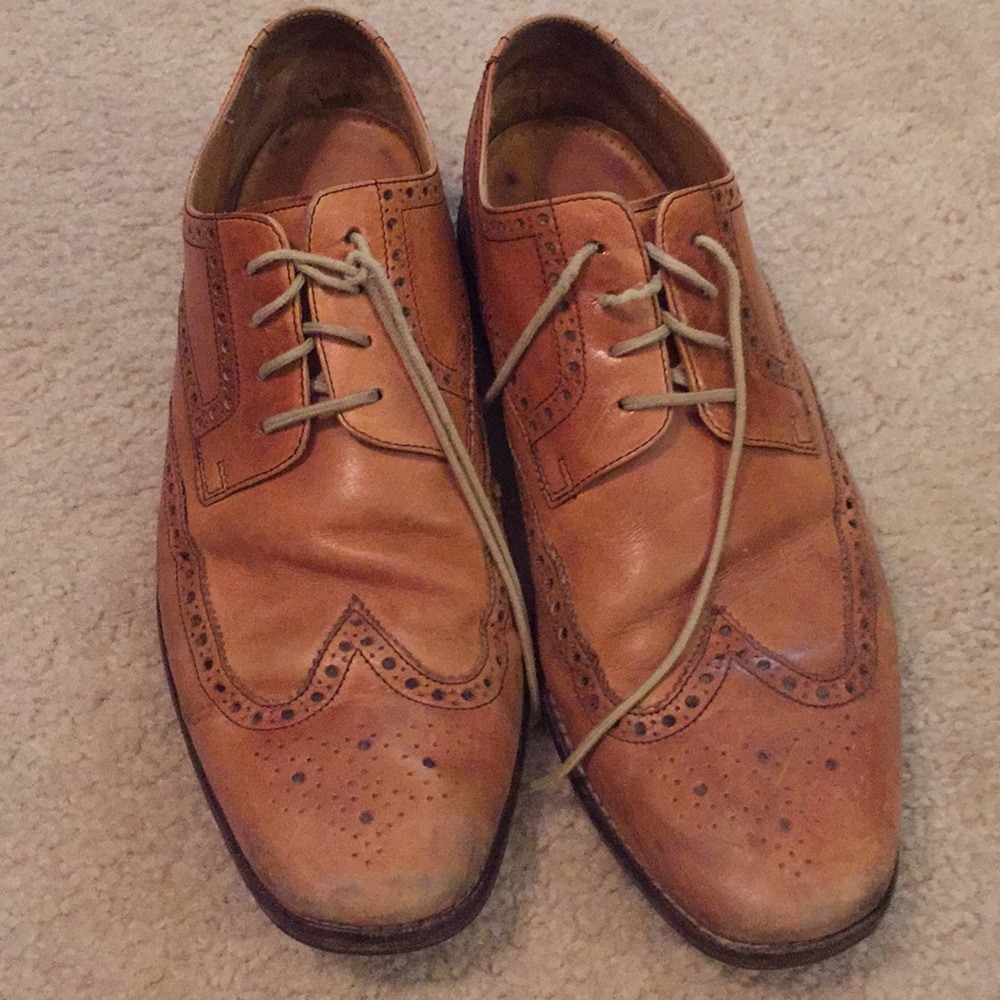 Cole Haan camel sz 12 dress shoes